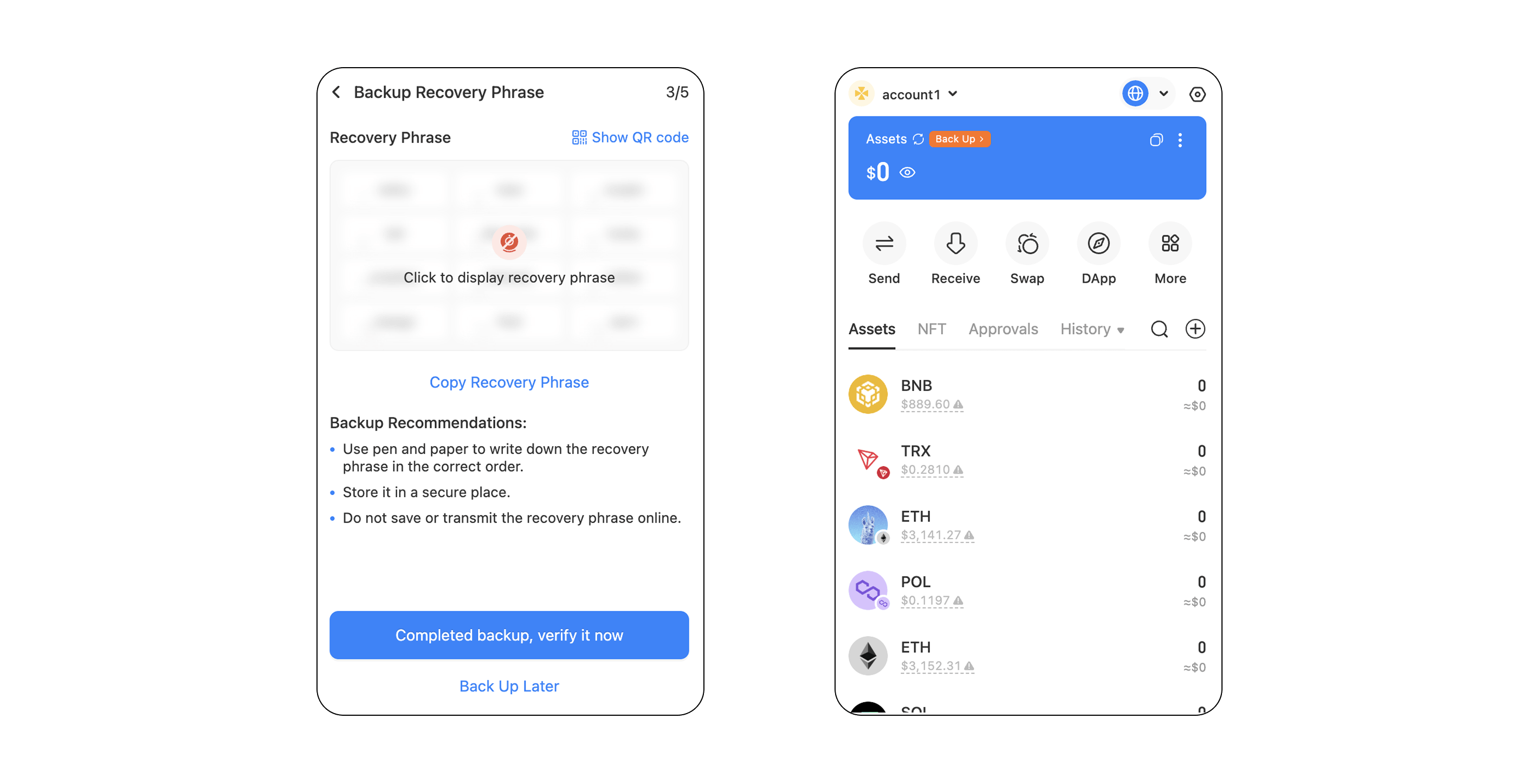 Kumpletuhin ang Paggawa ng Wallet