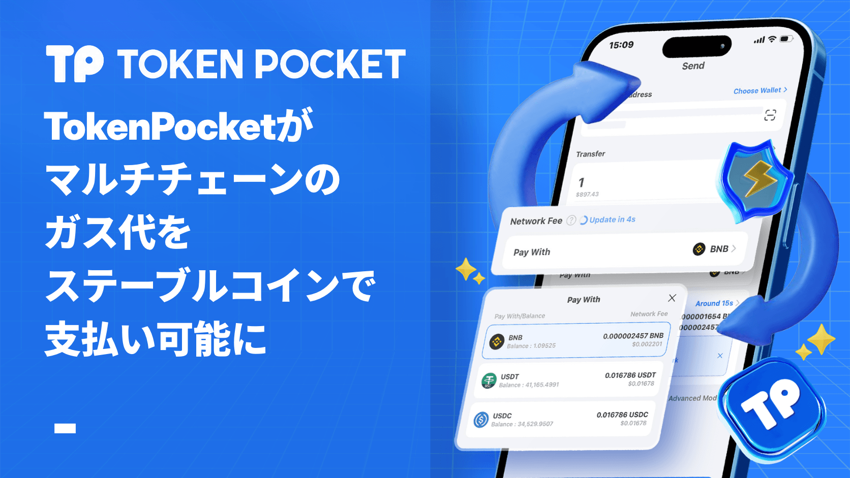 ステーブルコイン Gas 決済サービスの使用方法?