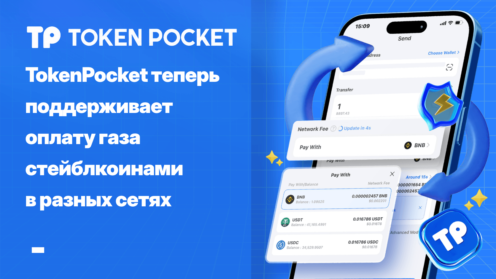Как использовать платежный сервис Stablecoin Gas?