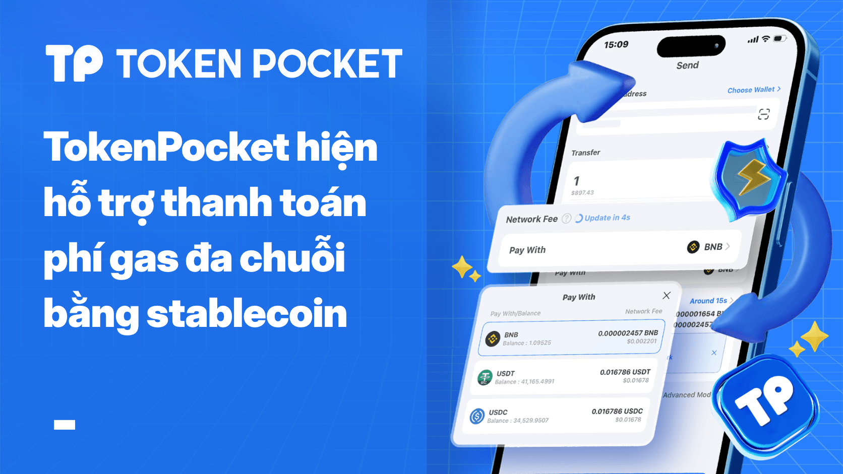 Làm cách nào để sử dụng Dịch vụ thanh toán Stablecoin Gas?